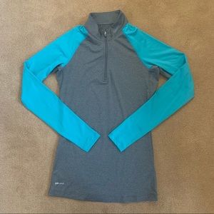 Nike Pro Fitted Dri-Fit running quarter zip jacket
